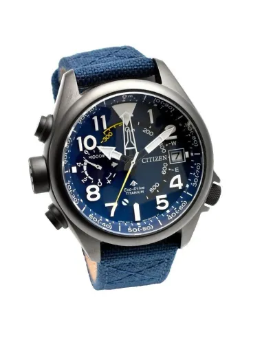 Citizen Promaster Altichron BN4065-07L Super Titanium 47mm cristal de zafiro esférico Altímetro Brújula 200m WR
