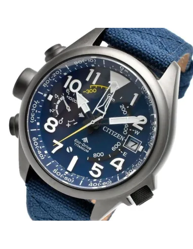 Citizen Promaster Altichron BN4065-07L Super Titanium 47mm cristal de zafiro esférico Altímetro Brújula 200m WR