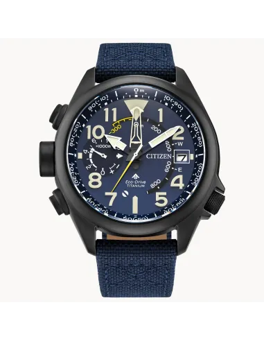 Citizen Promaster Altichron BN4065-07L Super Titanium 47mm cristal de zafiro esférico Altímetro Brújula 200m WR