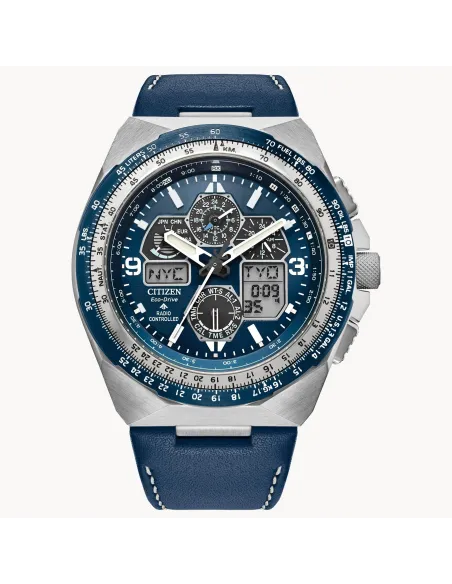 reloj aviador radiocontrol Citizen Promaster Skyhawk A-T JY8148-08L 46m 200m WR cristal de zafiro