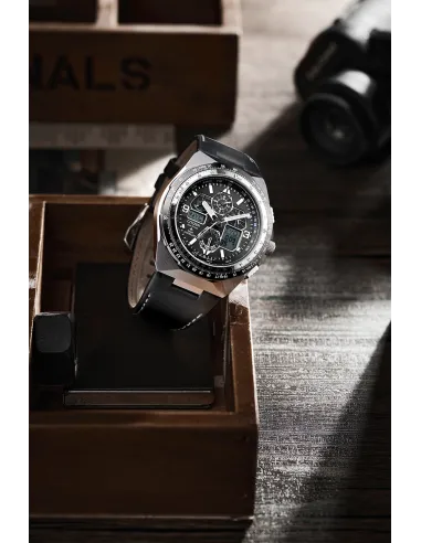reloj aviador radiocontrol Citizen Promaster Skyhawk A-T JY8149-05E 46m 200m WR cristal de zafiro antirreflejos