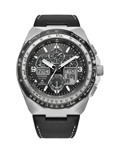 reloj aviador radiocontrol Citizen Promaster Skyhawk A-T JY8149-05E 46m 200m WR cristal de zafiro antirreflejos