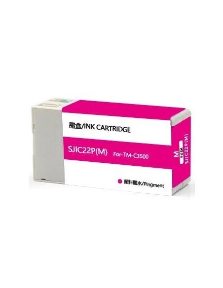 Tinta Compatible Epson SJIC22P Magenta Epson ColorWorks C3500, TM-C3500