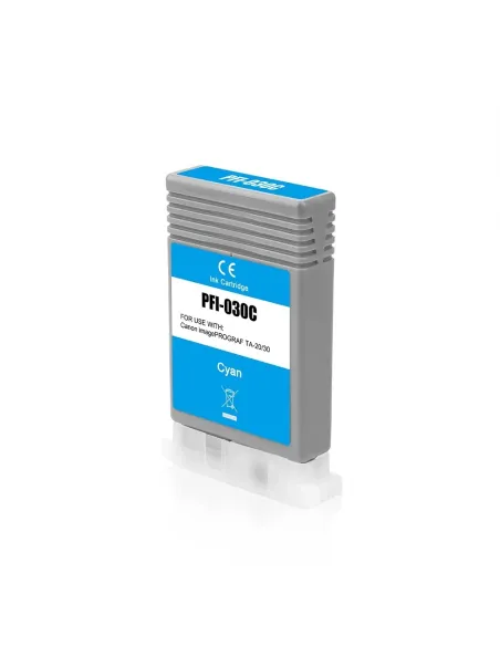 tinta Compatible Canon PFI030C / 3490C001 Cyan Cartucho de Tinta para Canon imagePROGRAF TA-20 / TA-20 MFP L24 ei / TA-30