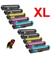 Pack 10 toner para Brother TN-247 / TN-243 DCP-L3510 DCP-L3550 HL-L3210 con chip