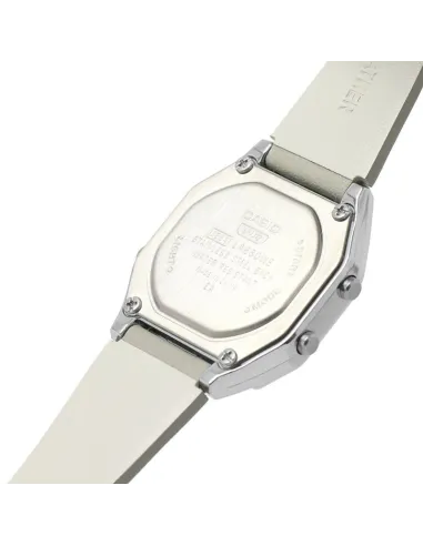 Reloj mujer Vintage Iconic Casio LA680WEL-8E alarma cronómetro luz LED correa de cuero