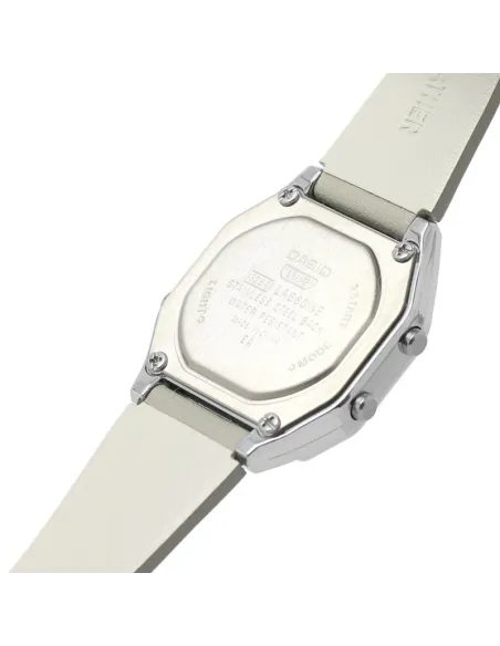 Reloj mujer Vintage Iconic Casio LA680WEL-8E alarma cronómetro luz LED correa de cuero