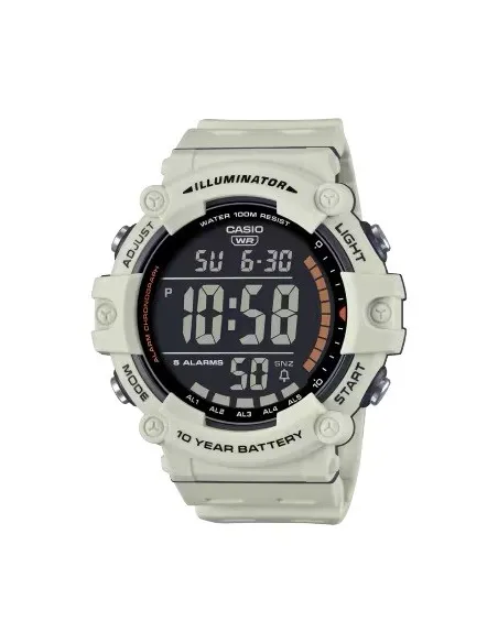 Reloj deportivo digital hombre Casio AE-1500WH-8b2v luz led 10 años batería 5 alarmas