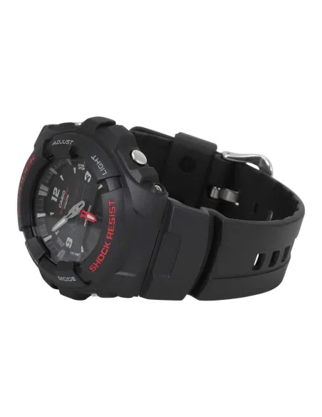 reloj deportivo hombre Casio G-Shock G100-1B 200m WR LED Hora Dual Resistencia a los Golpes anti-magnético alarma