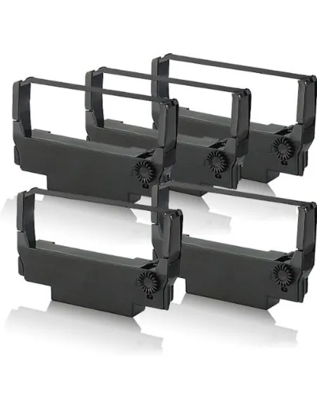 5x EPSON ERC38 / ERC34 / ERC30 NEGRA CINTA MATRICIAL COMPATIBLE C43S015374 EPSON ERC38 / ERC34 / ERC30