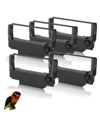 5x EPSON ERC38 / ERC34 / ERC30 NEGRA CINTA MATRICIAL COMPATIBLE C43S015374 EPSON ERC38 / ERC34 / ERC30