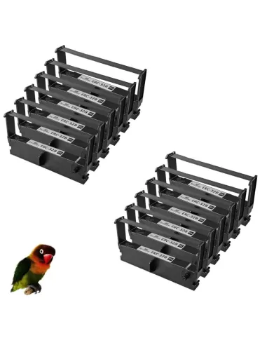 10x EPSON ERC38 / ERC34 / ERC30 NEGRA CINTA MATRICIAL COMPATIBLE C43S015374 EPSON ERC38 / ERC34 / ERC30