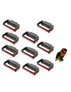 10 Cintas de tinta Compatibles para Epson ERC38 / ERC34 / ERC30 Negra / Roja Cinta Matricial C43S015376 ERC-38, ERC-34, ERC-30