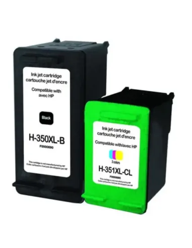 HP 350XL HP 351XL cartuchos tinta hp 350 HP 351 compatibles