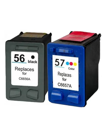 cartuchos tinta compatibles hp 56 hp 57