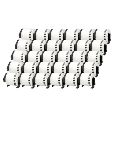 5  BROTHER DK22205 BLANCA CINTA CONTINUA DE PAPEL TERMICO compatible DK-22205