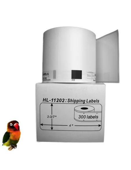 DK11202 Blanco62mmX100mm 300psc para Brother P-Touch QL1000 1050 1060 compatible