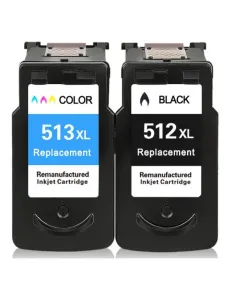 Pack 2 tintas para CANON PG-512 CL-513 PG512 CL513 PIXMA MP270 MP280 MP490 MP495 Pixma mp250 mp230 mp280 ip2700 mp240 mp495 mx41 2