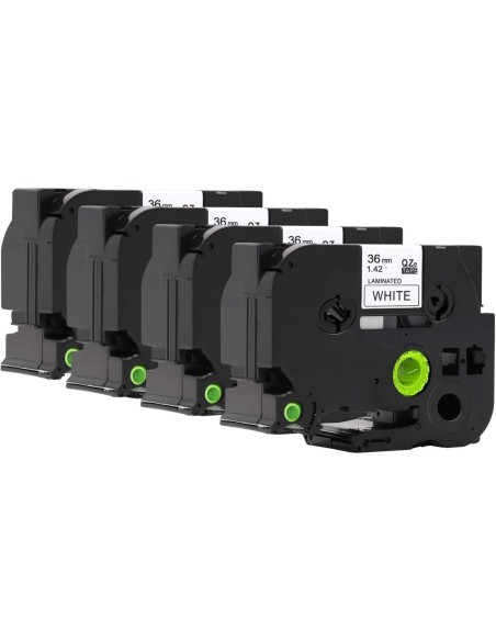 5 cinta Compatibles para Brother TZe261 / TZ261 Cinta Laminada de Etiquetas