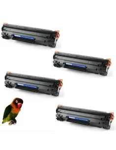 4 Toner compatibles avec HP CF244A / 44A HP LaserJet Pro M15, M17, M28