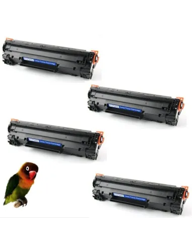 4 Toner compatibles avec HP CF244A / 44A HP LaserJet Pro M15, M17, M28