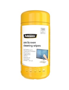 Fellowes Pack de 100 Toallitas de Limpieza para Pantallas