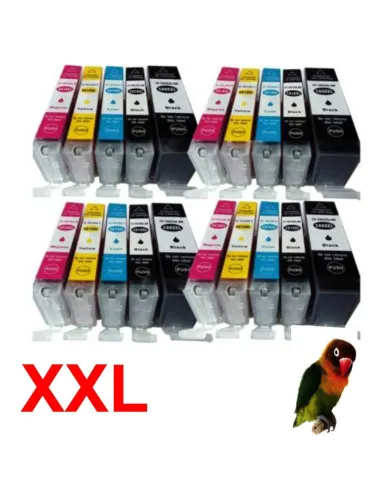 pack 20 tintas compatibles PGI580XXL CLI581XXL x CANON PIXMA TR7550 TR8550 TS6150 TS6151