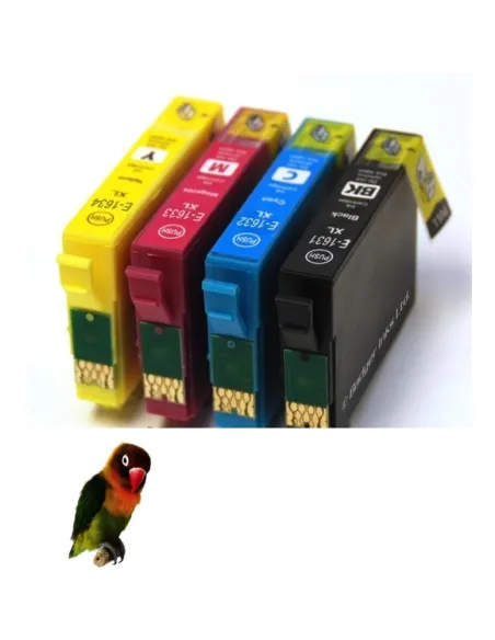 T1631-2-3-4 EPSON Pack Cartuchos compatibles Epson T1631 - T1632 - T1633 - T1634 16XL