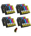 T1811/2/3/4 EPSON  pack 40 tintas compatibles  Epson T1811-T1812-T1813-T1814