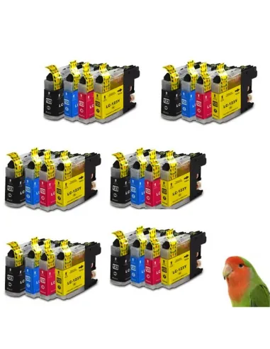 BROTHER LC123/LC121 DCP-J4110 MFC-J4510 MFC-J650 PACK 40 TINTAS compatibles
