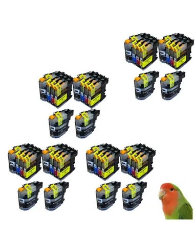 BROTHER LC123/LC121 DCP-J4110 MFC-J4510 MFC-J650 PACK 40 TINTAS compatibles