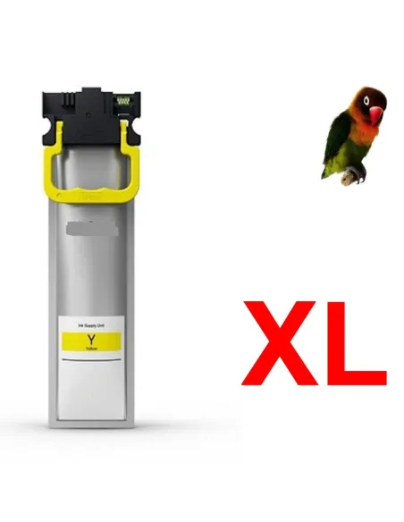 tinta Compatible Epson T11D4 Amarillo Cartucho de Tinta C13T11D440 para Epson WF-C539DW / WF-C5890DWF
