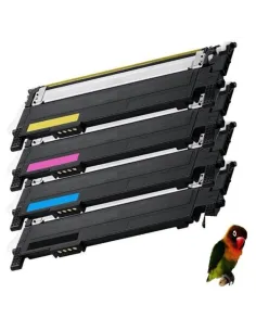 4 toners para Samsung CLP-360/CLP365/CLX3300/CLX3305/C410/C460 406S