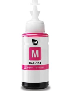 tinta Compatible Epson 114 Magenta Botella de Tinta C13T07B340 para EcoTank ET-8500, ET-8550