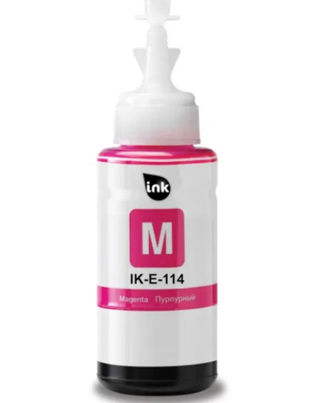 tinta Compatible Epson 114 Magenta Botella de Tinta C13T07B340 para EcoTank ET-8500, ET-8550