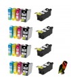 T1301/2/3/4 EPSON Pack 20 tintas compatibles Epson T1301 - T1302 - T1303 - T1304