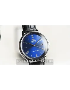 Orient Contemporary RA-AC0J05L 42.4mm 50m WR automatic men’s watch leather band accepts Hand-winding