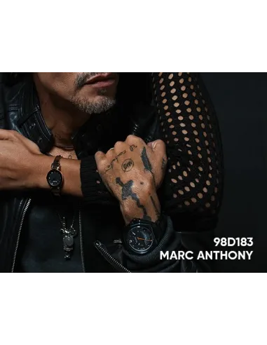 Bulova Precisionist 98D183 Marc Anthony Series X 48.5mm Cristal de zafiro curvo
