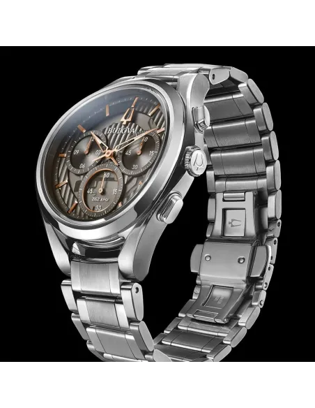 reloj cronógrafo hombre Bulova Proprietary Curv 96A298 45mm 262 kHz Cuarzo Alto Rendimiento