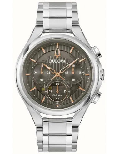 reloj cronógrafo hombre Bulova Proprietary Curv 96A298 45mm 262 kHz Cuarzo Alto Rendimiento