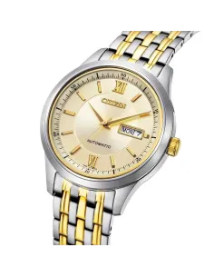 Citizen NY4057-63P JDM 40mm cristal de zafiro 50m WR correa de acero JDM (mercado interior japonés)