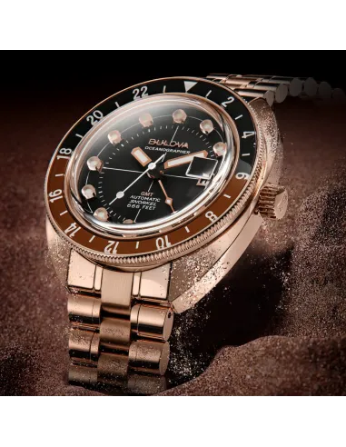 reloj automático hombre Bulova  Automatic Oceanographer Devil Diver GMT 97B215 41mm 200m WR cristal de zafiro