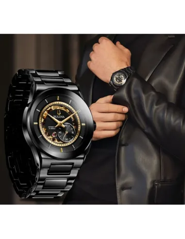 reloj automático hombre Bulova Millennia Ceramic 98A291  40mm  100m WR