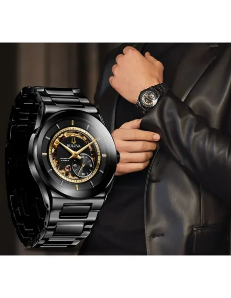 reloj automático hombre Bulova Millennia Ceramic 98A291  40mm  100m WR