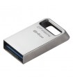 Kingston DataTraveler Micro Memoria USB 64GB USB 3.2 Enganche para Llavero - Cuerpo Metalico