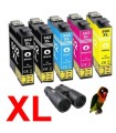 Tinta Negra compatible para Epson 502XL 502 XP-5100 XP-5105 XP-5115 WF-2800 WF-2860 WF-2865