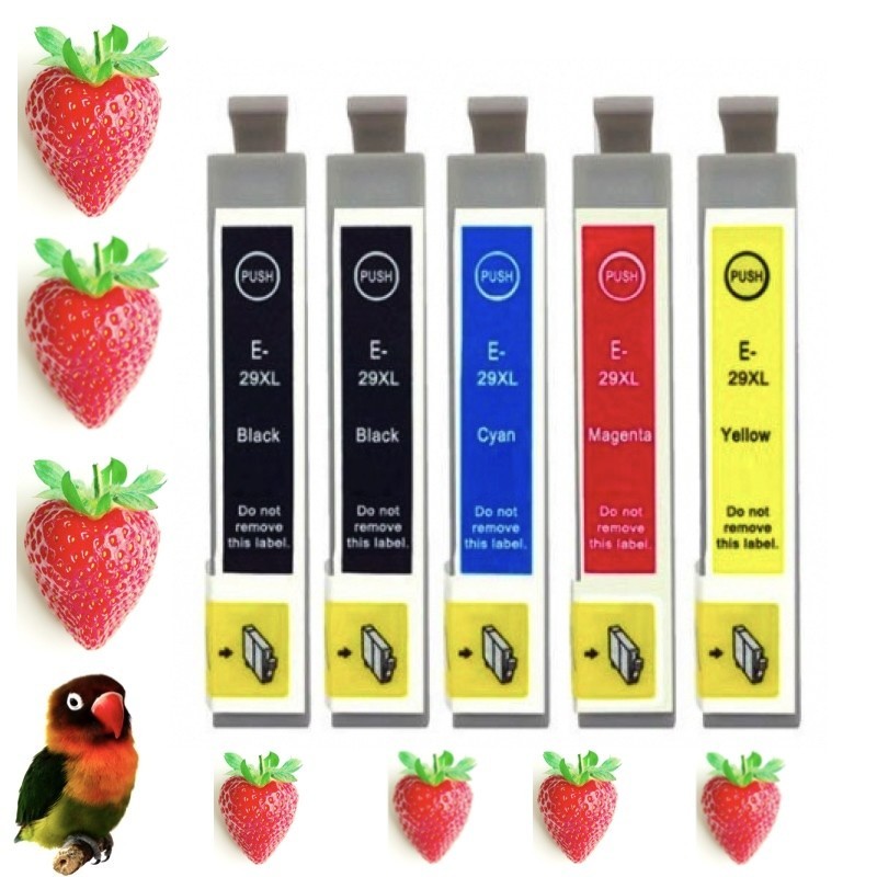 pack 5 tintas EPSON T2991/2/3/4 (29XL) compatibles Epson xp-235 / xp-330 / xp-332 / xp-335 / xp-43