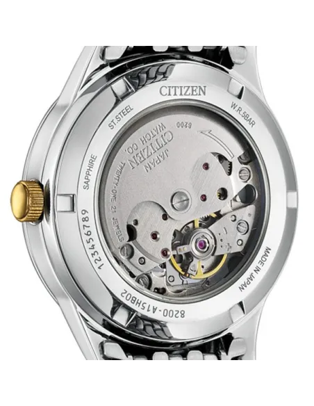 Citizen NY4057-63P JDM 40mm cristal de zafiro 50m WR correa de acero JDM (mercado interior japonés)