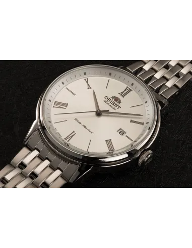 reloj automático hombre Orient Contemporary RA-AC0J04S 42.4mm 50m WR correa de acero (admite cuerda manual)