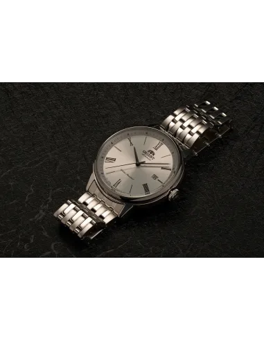 reloj automático hombre Orient Contemporary RA-AC0J04S 42.4mm 50m WR correa de acero (admite cuerda manual)